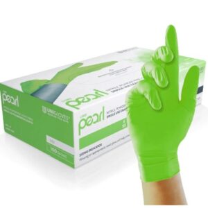Unigloves Pearl Nitril – Lime Green – S
