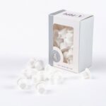 Capace din silicon – 12mm – white – 60buc