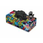 Manusi nitril Graffiti S - 100buc